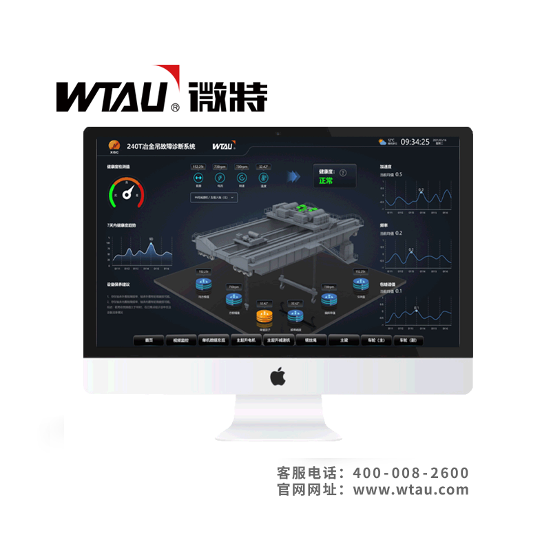 起重機在線故障診斷多維度分析系統